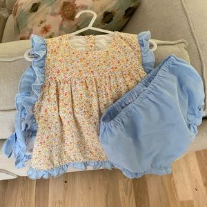 Matching Girls Top and Bloomer Set